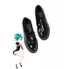 Land of the Lustrous Houseki no Kuni Phosphophyllite Black Anime Cosplay Woman Shoes