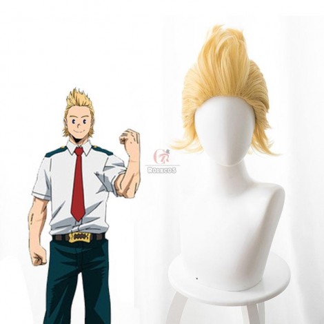 My Hero Academia Million Blonde Short Cosplay Wigs