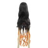 Demon Slayer / Kimetsu no Yaiba Nezuko Kamado Black Brown Long Wave Cosplay Wigs