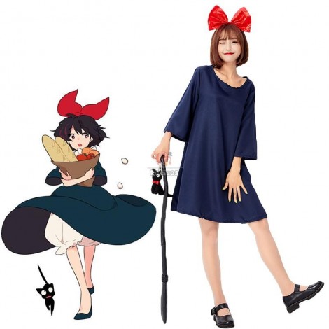 Kiki's Delivery Service Kiki Halloween Cosplay Costume