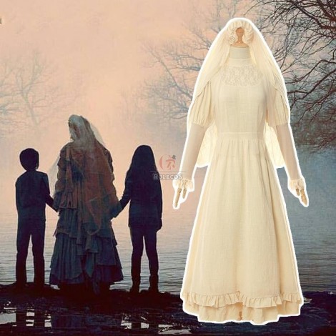 Movie The Curse of La Llorona Halloween Female Cosplay Costume