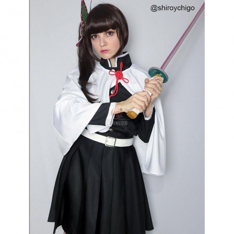 Demon Slayer Tsuyuri Kanawo Female Uniform Cosplay Costume