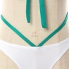 Fate/Grand Order Okita Souji Female Green Swimsuit Cosplay Costume