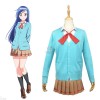 We Never Learn!: Bokuben Furuhashi Fumino Blue Long Cosplay Wigs