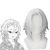 Demon Slayer Uzui Tengen 2 Style White Cosplay Wigs No Headwear