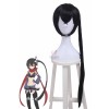 Magical Girl Raising Project Kano Sazanami Long Synthetic Black Cosplay Wigs