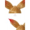 LOL the Nine-Tailed Fox Ahri Long Yellow Mixed Pink Cosplay Wigs ZY277