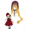 Rozen Maiden Shinku Yellow Long Beautiful Synthetic Anime Cosplay Woman Wigs