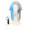 Land of the Lustrous Houseki no Kuni Euclase Short Mixed Blue and Gray Cosplay Wigs