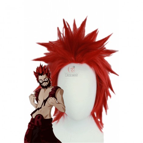 My Hero Academia Eijiro Kirishima Short Red Cosplay Wigs