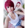 Ranma ½ Dark Red Ranma Saotome Short Cosplay Wig Women Hair