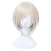 LOL Lux Light Green Synthetic Short Flaxen Mixed Green Cosplay Wigs