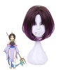 Miss Kobayashi's Dragon Maid Elma Black Mixed Purple Anime Cosplay Wigs