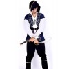 Blue Coat Black Pants Suit Pirate Of The Caribbean Cosplay Costume