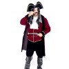 Dark Red Long Robe Suit Pirate Of The Caribbean Soft Cosplay Costume