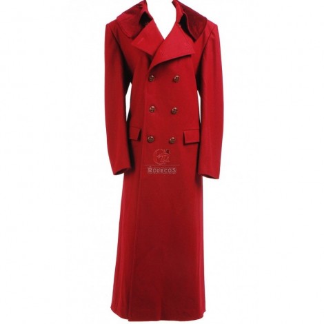 CosDaddy Cosplay Costume Red Long Trench Coat