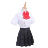 Movie Your Name Mitsuha Miyamizu School Uniforms Cosplay Costumes