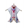 Onmyoji Flower And Bird Painting White Game Cosplay Kimono Outfits