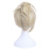 OW Game Mercy Angel Flaxen Short Synthetic Cosplay Wigs