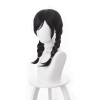 OW Academy D․Va Hana Song Black ponytail Cosplay Wigs