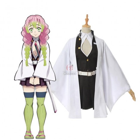 Demon Slayer Kanroji Mitsuri Female Uniform Cosplay Costume