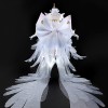 Cardcaptor Clear Card Sakura Sakura Kinomoto Ice Angel White Formal Dress Cosplay Costume