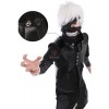 Tokyo Ghouls II Ken Kaneki Cosplay Costume Leather Suit/Hooded Coat