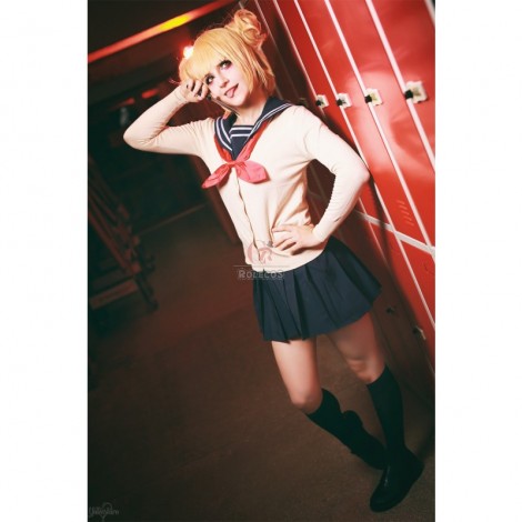 My Hero Academia Himiko Toga School Uniform Cosplay Costume