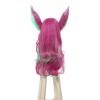 LOL Star Guardian Xayah Pink Mixed Green Long Cosplay Wigs