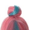 LOL True Damage Qiyana Pink Mixed Blue Cosplay Wigs 2 Style